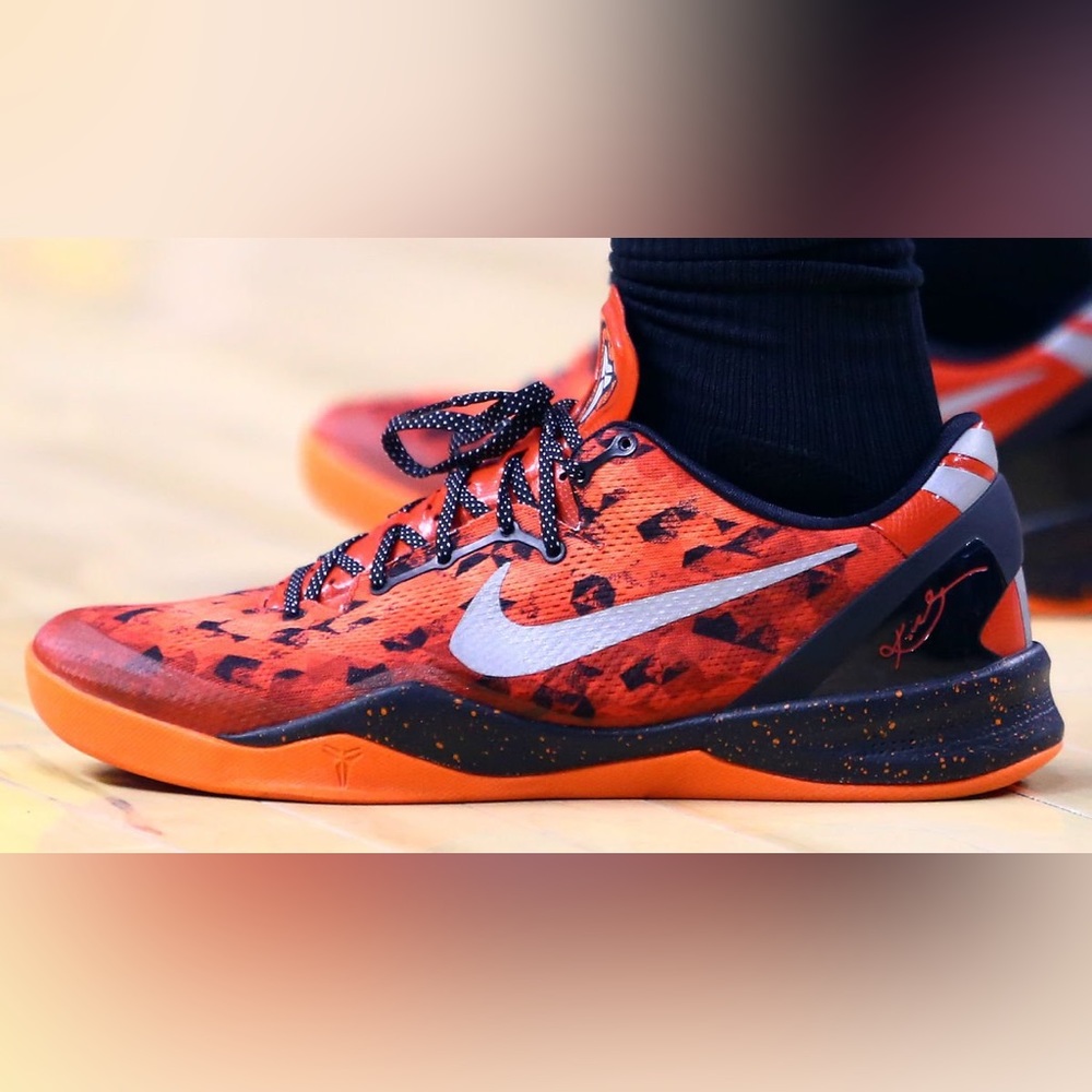 Nike Kobe 8 System “Challenge Red” Reflect Silver/Orange [555035-600] Sz 9 -2013